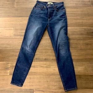 Madewell curvy high-rise skinny jeans